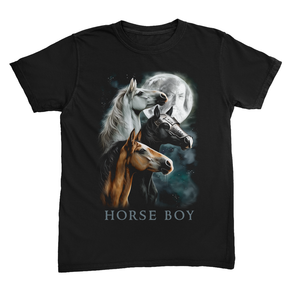 Horse Boy Garment Dyed Premium T-Shirt