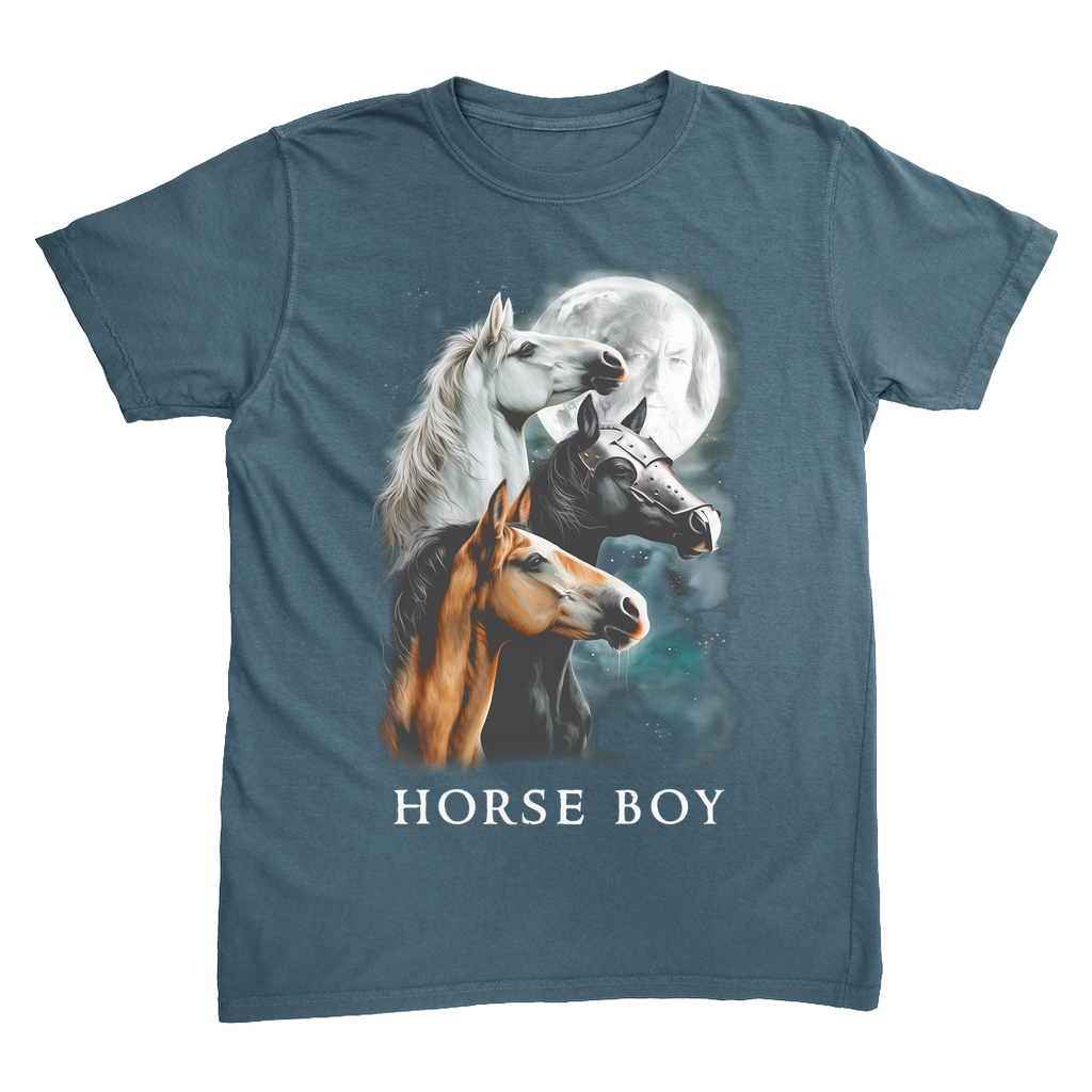 Horse Boy Garment Dyed Premium T-Shirt