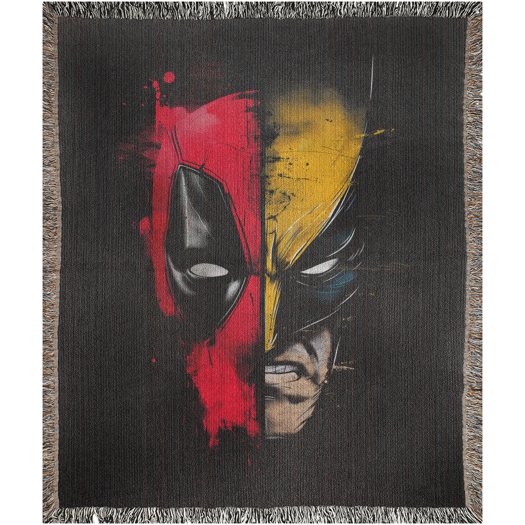 Face Off Woven Blanket
