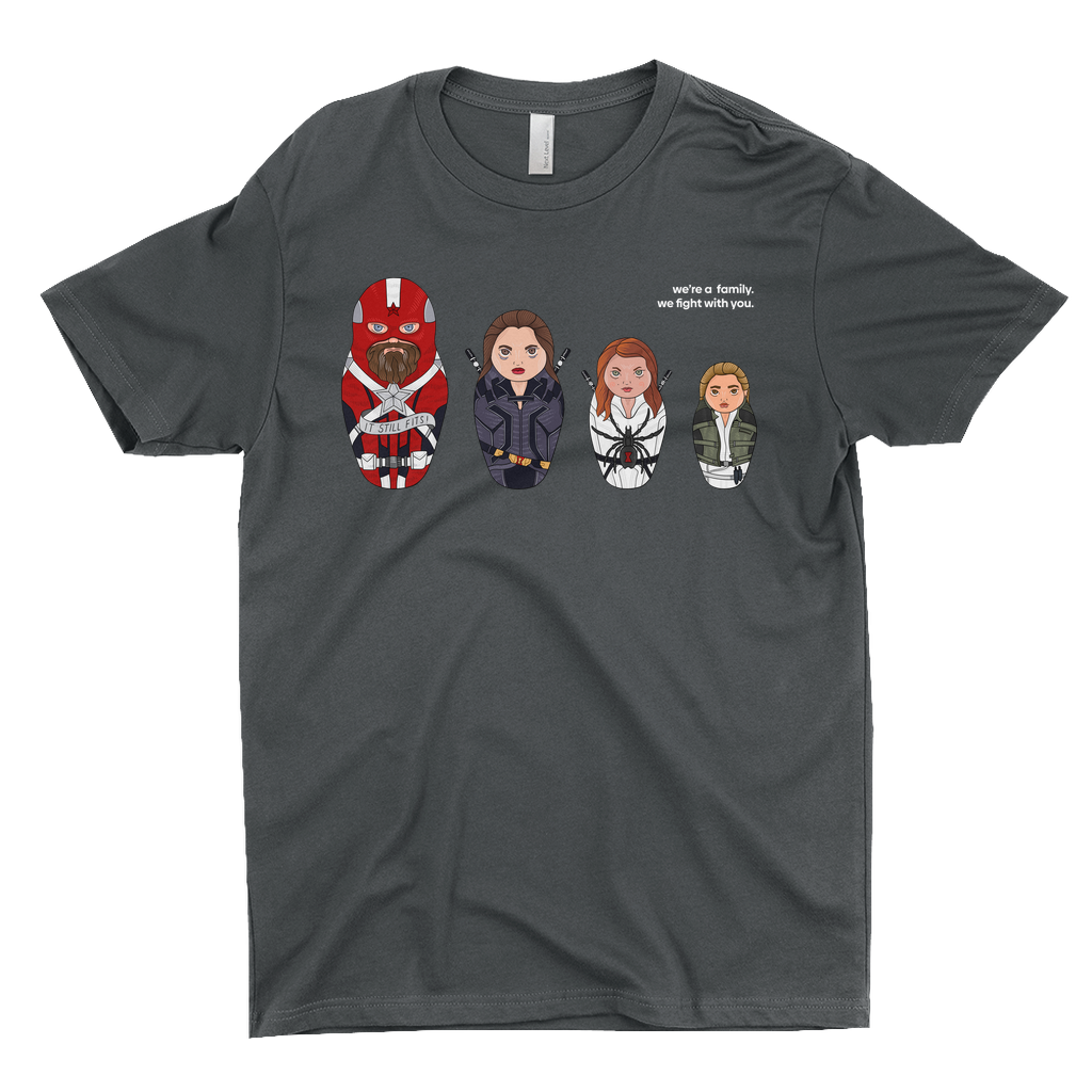 Black Widow Russian Doll Family T-Shirt