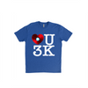 Blue I love you 3000 Iron Man t-shirt.