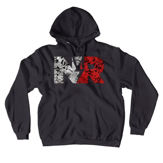 Black New Rockstars NR hoodie. 