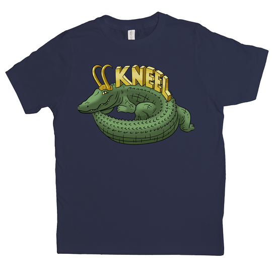Loki Gator KNEEL Kid's T-Shirt