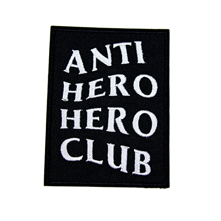 Anti Hero Club iron-on patch