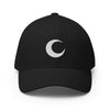 Black Moon Knight crescent dart  flexfit hat