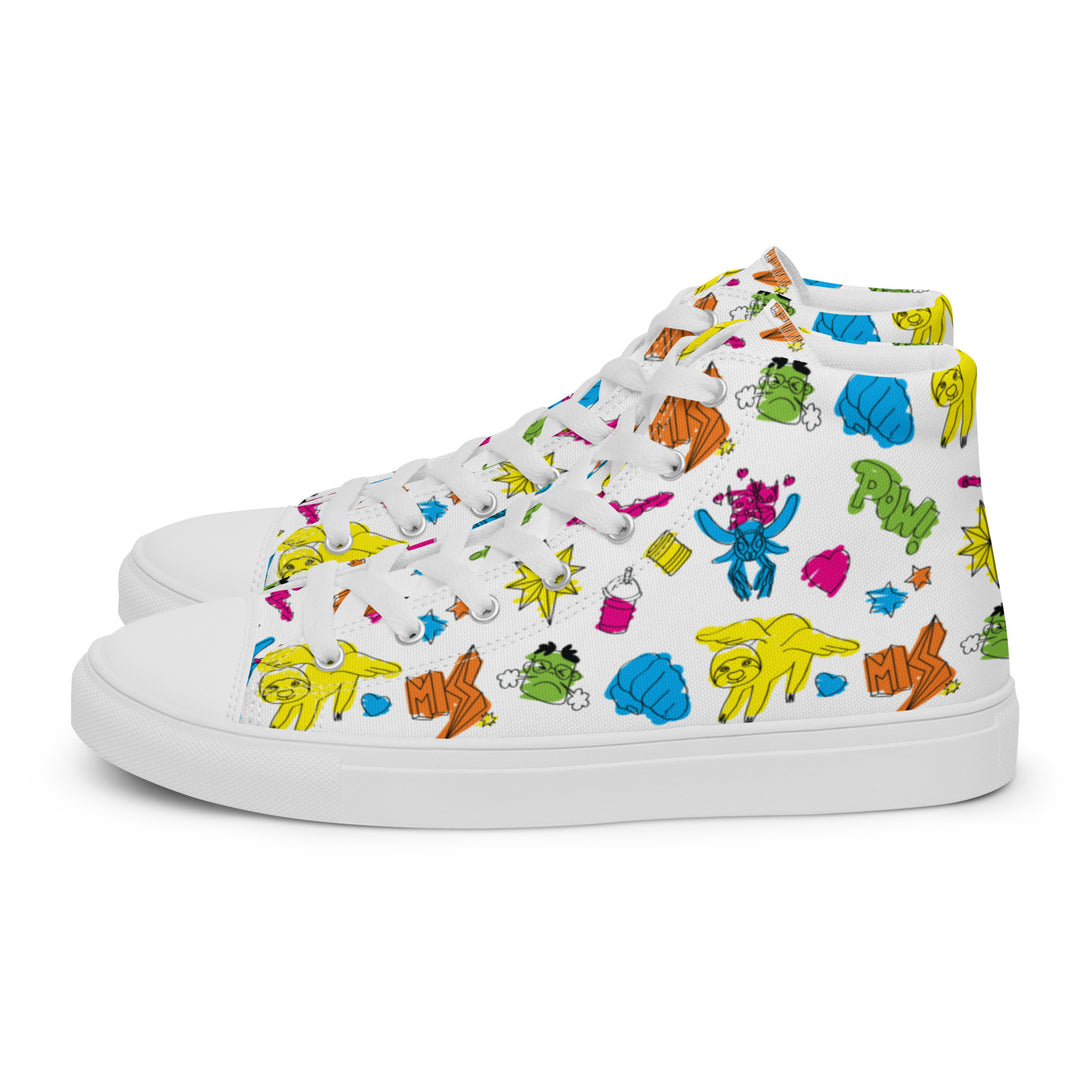 Doodle High Top Shoes