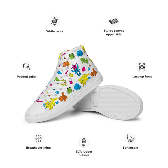 Doodle High Top Shoes