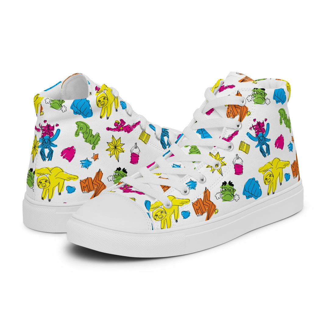 Doodle High Top Shoes