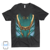 Black Loki augmented reality t-shirt.