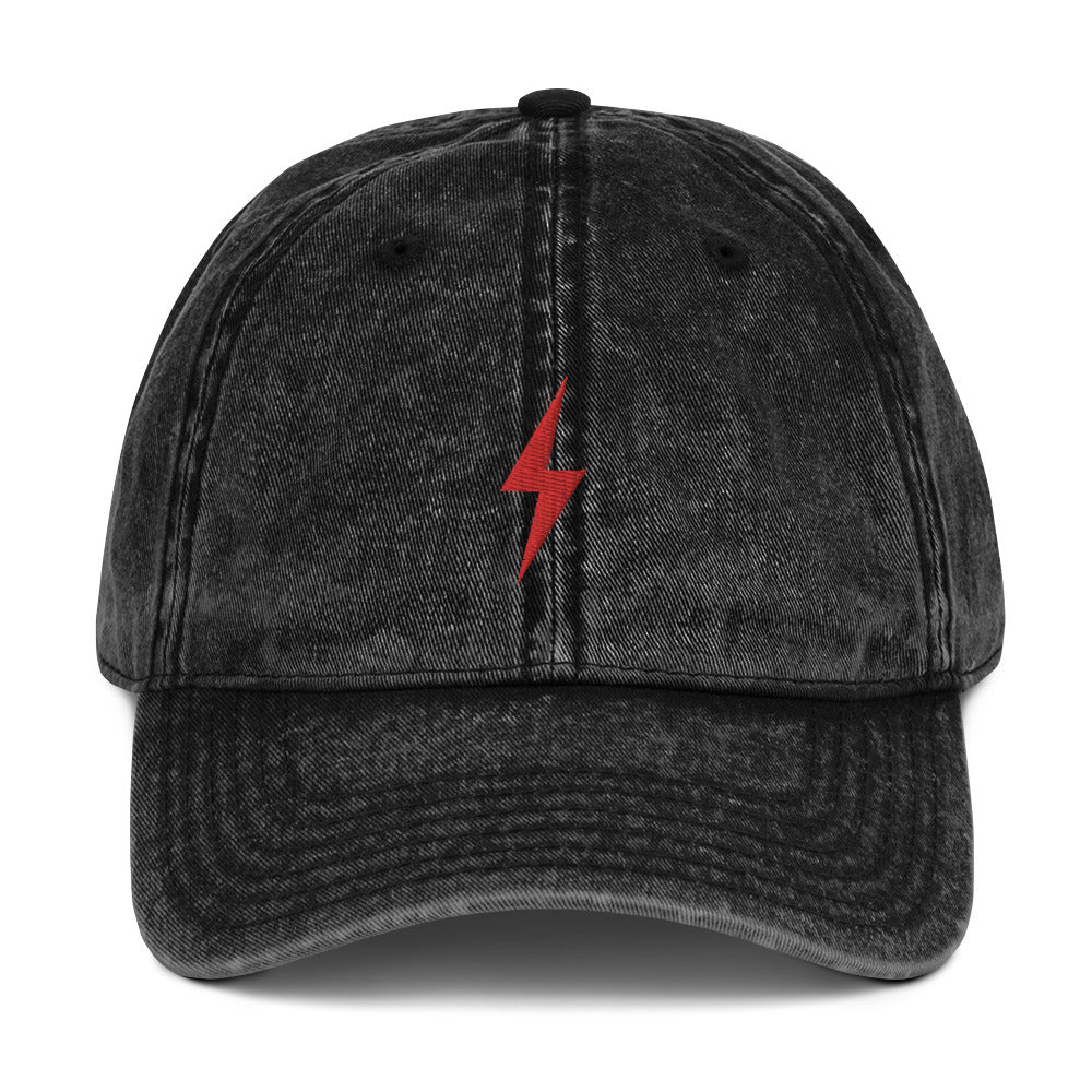 New Rockstars lightning bolt hat front. 